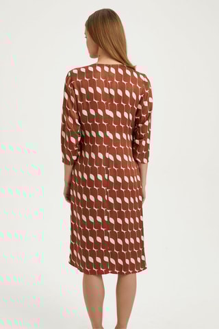 Robe portefeuille - 
Marron