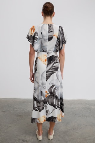 Robe midi - Blanc