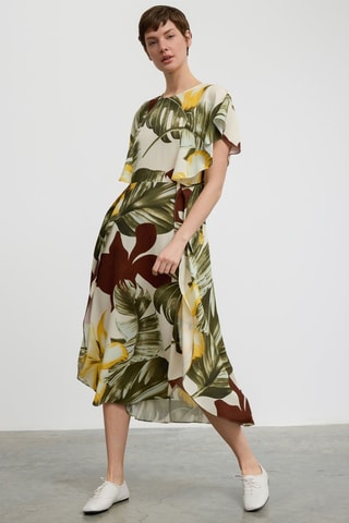 Robe midi - Blanc