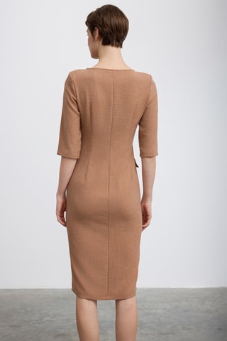Robe midi - Camel