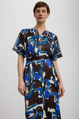 Robe longue - Bleu