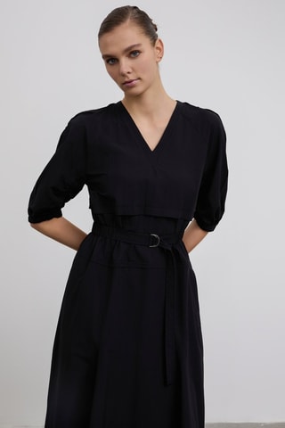 Robe midi - Noir