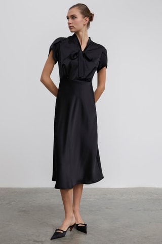 Robe midi - Noir