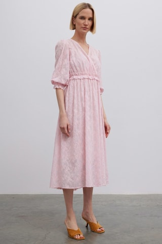Robe midi - Rose