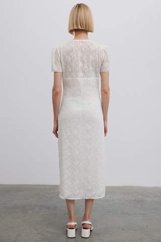 Robe midi - Écru