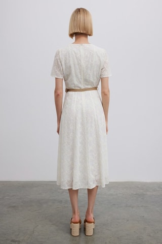 Robe midi - Écru