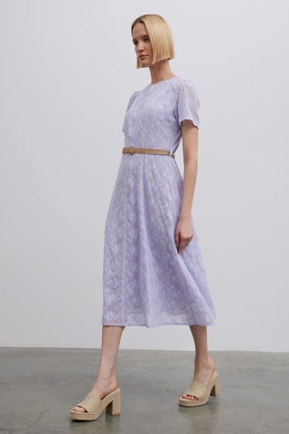 Robe midi - Lilas