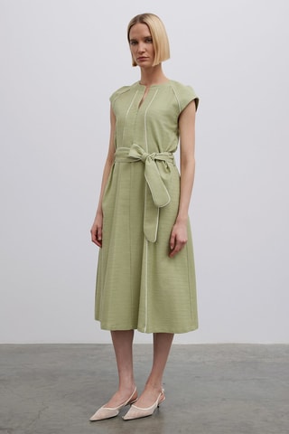 Robe midi - Vert