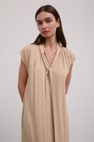 Robe longue - Beige