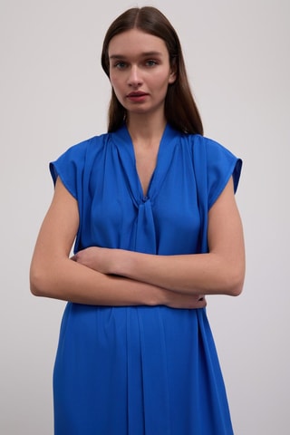Robe longue - Bleu