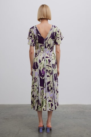 Robe midi - Violet