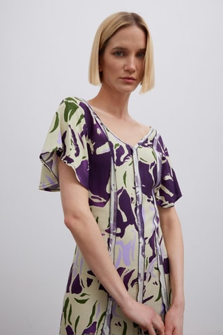 Robe midi - Violet
