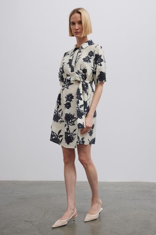 Robe droite - Blanc