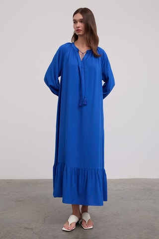 Robe longue - Bleu