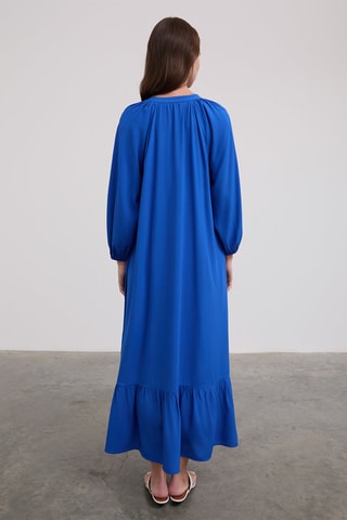 Robe longue - Bleu