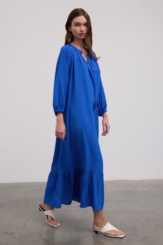 Robe longue - Bleu