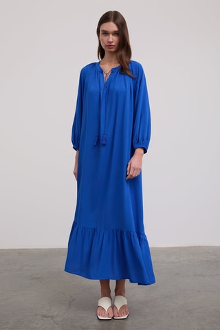Robe longue - Bleu