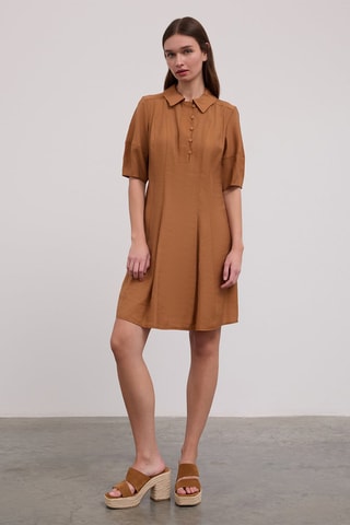 Robe patineuse - Marron