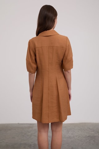 Robe patineuse - Marron