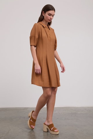 Robe patineuse - Marron