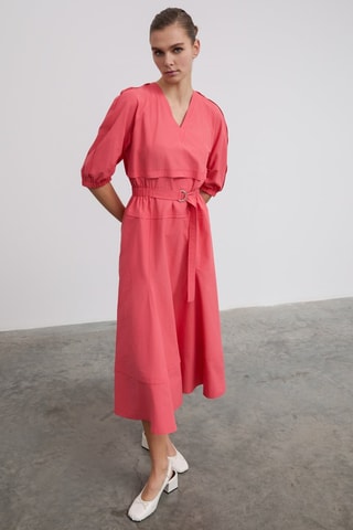 Robe midi - Rose