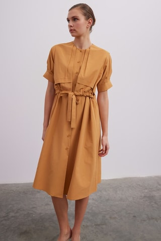 Robe chemise - Marron