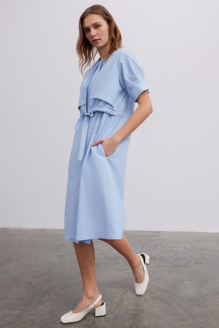 Robe chemise - Bleu
