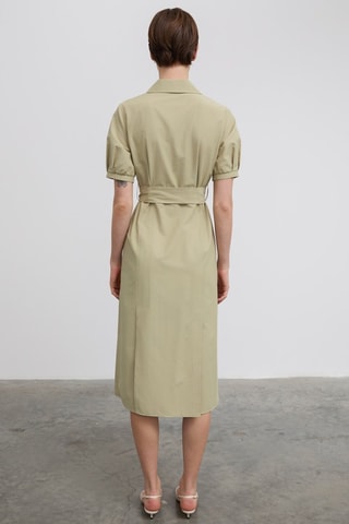 Robe midi - Vert