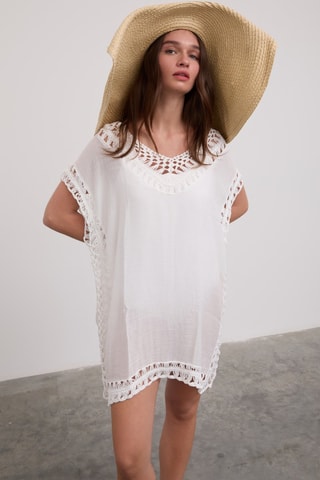 Robe droite - Blanc