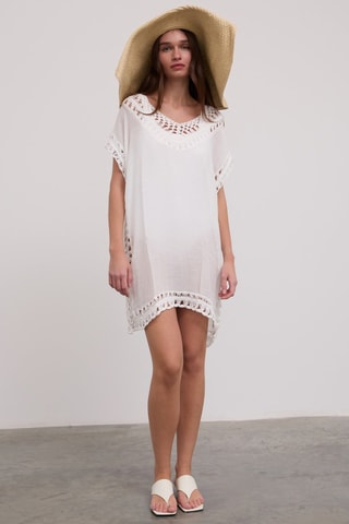 Robe droite - Blanc