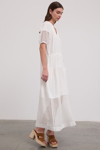 Robe droite - Blanc