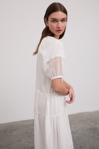 Robe droite - Blanc