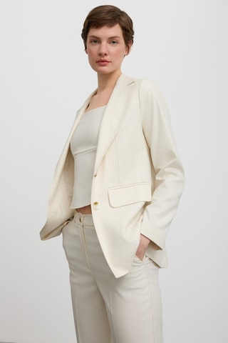 Veste de costume - Ecru
