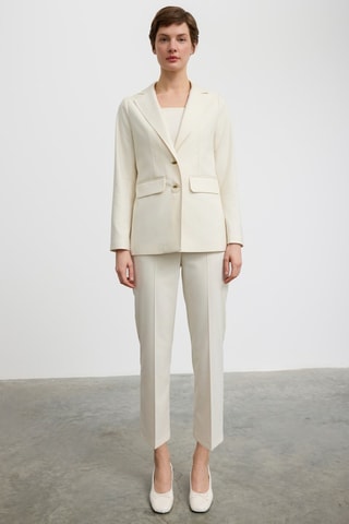Veste de costume - Ecru