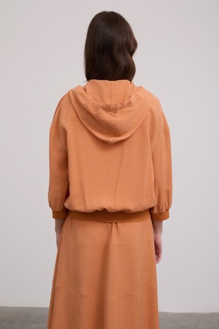 Sweat à capuche - Orange