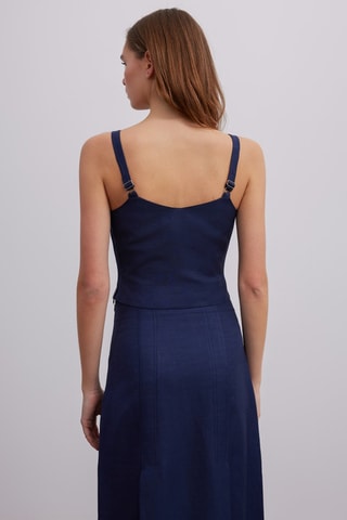Top - Bleu marine
