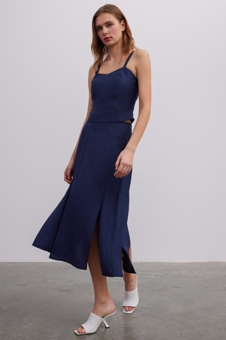 Top - Bleu marine