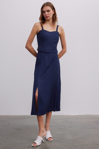 Top - Bleu marine