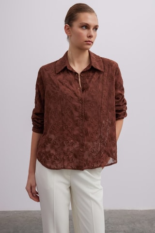 Chemisier - Marron