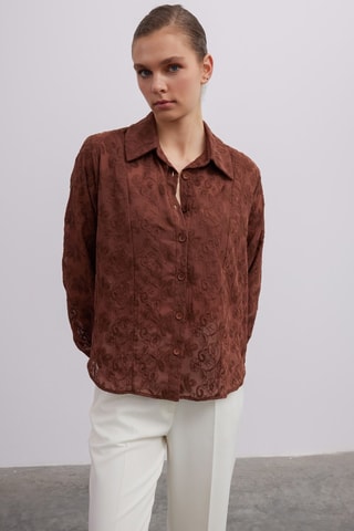 Chemisier - Marron