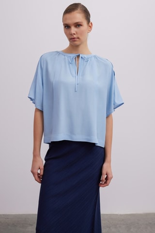 Blouse - Bleu clair