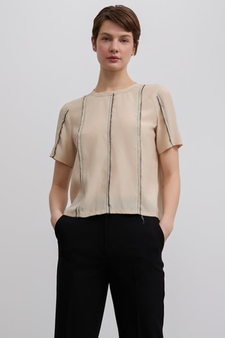 Blouse - Beige