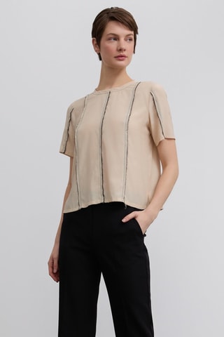 Blouse - Beige