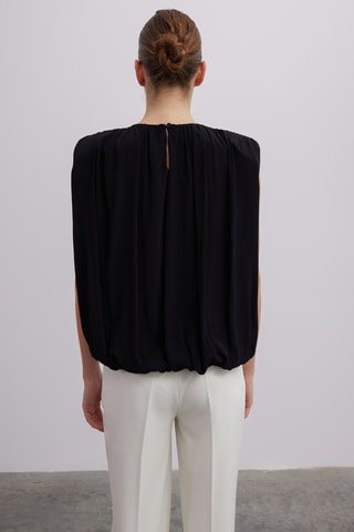Blouse relaxed - Noir