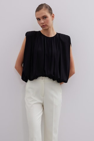 Blouse relaxed - Noir