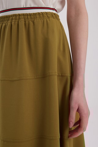 Jupe midi - 
Vert