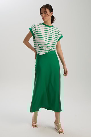 Jupe midi - Vert