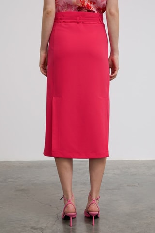 Jupe portefeuille - Fuchsia