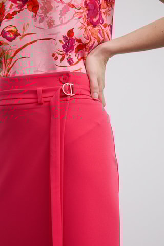 Jupe portefeuille - Fuchsia