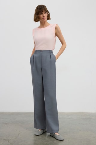 Pantalon taille haute - Anthracite